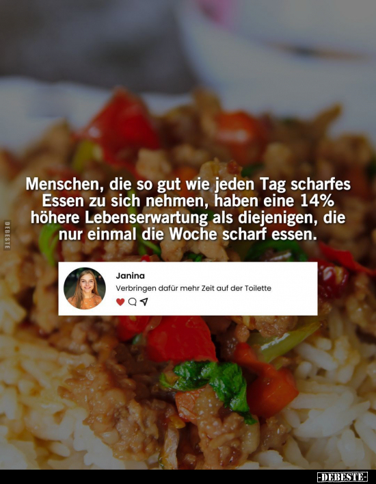 Menschen, die so gut wie jeden Tag scharfes Essen.. - Lustige Bilder | DEBESTE.de