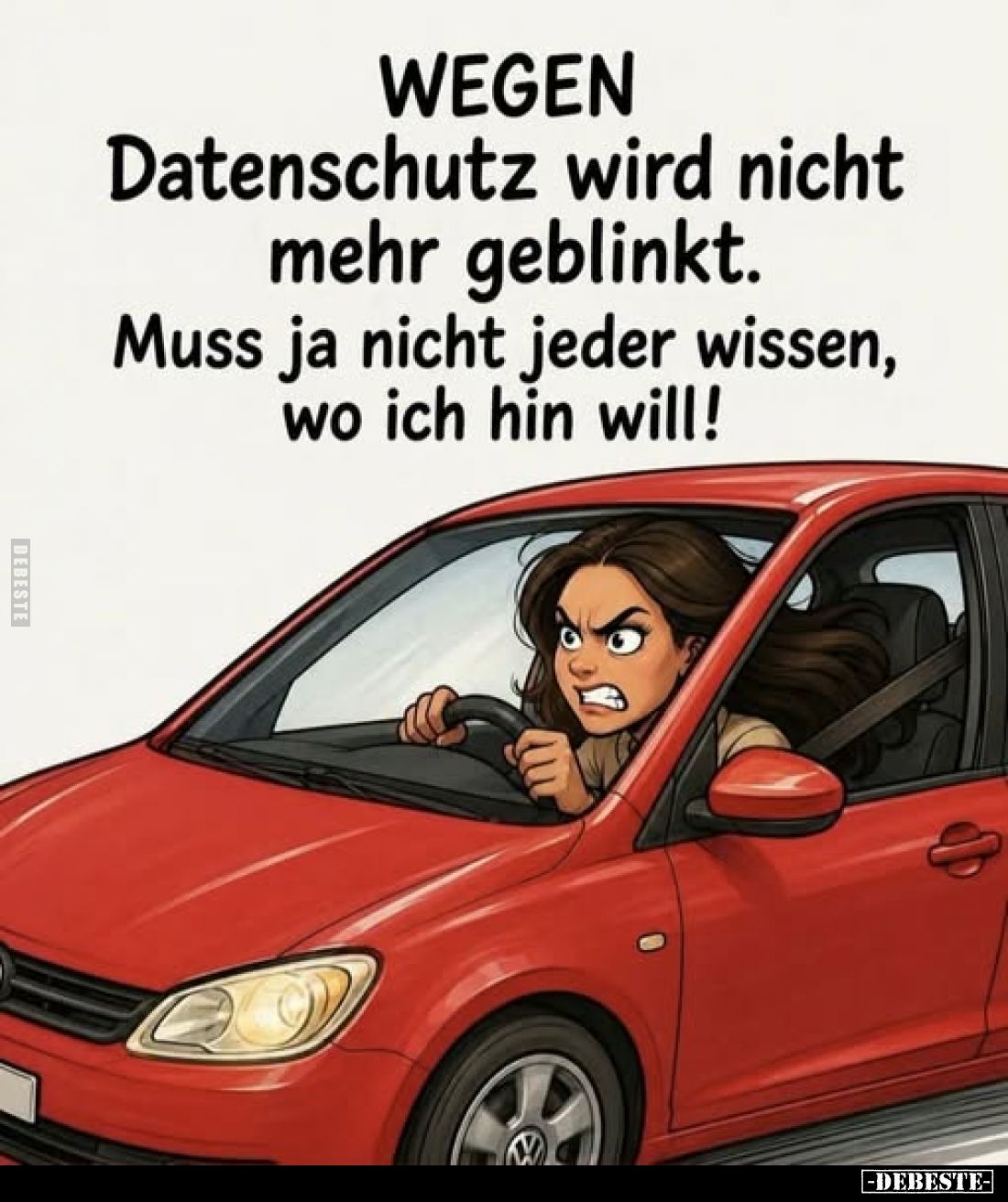Wegen Datenschutz wird nicht mehr geblinkt. Muss ja nicht jeder wissen, wo ich hin will!