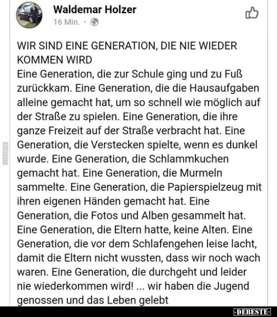 Eine Generation, die zur Schule ging.. - Lustige Bilder | DEBESTE.de