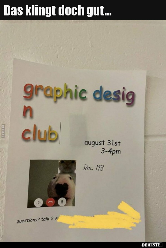 Das klingt doch gut...