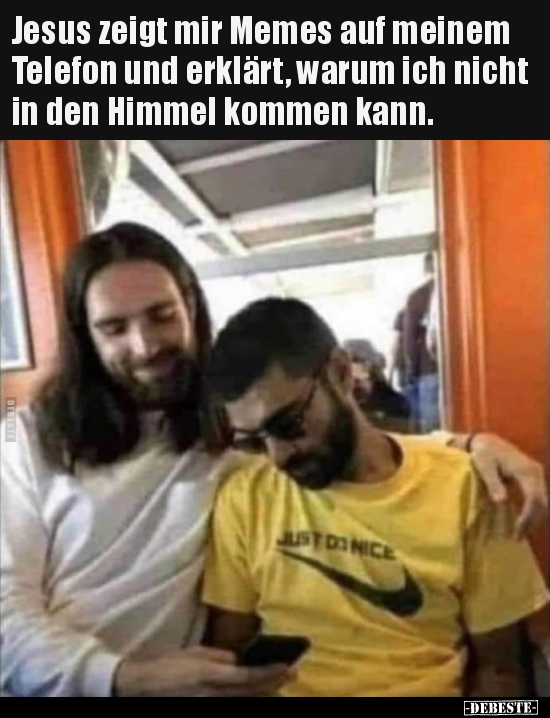 Jesus zeigt mir Memes auf meinem Telefon und erklärt, warum.. - Lustige Bilder | DEBESTE.de