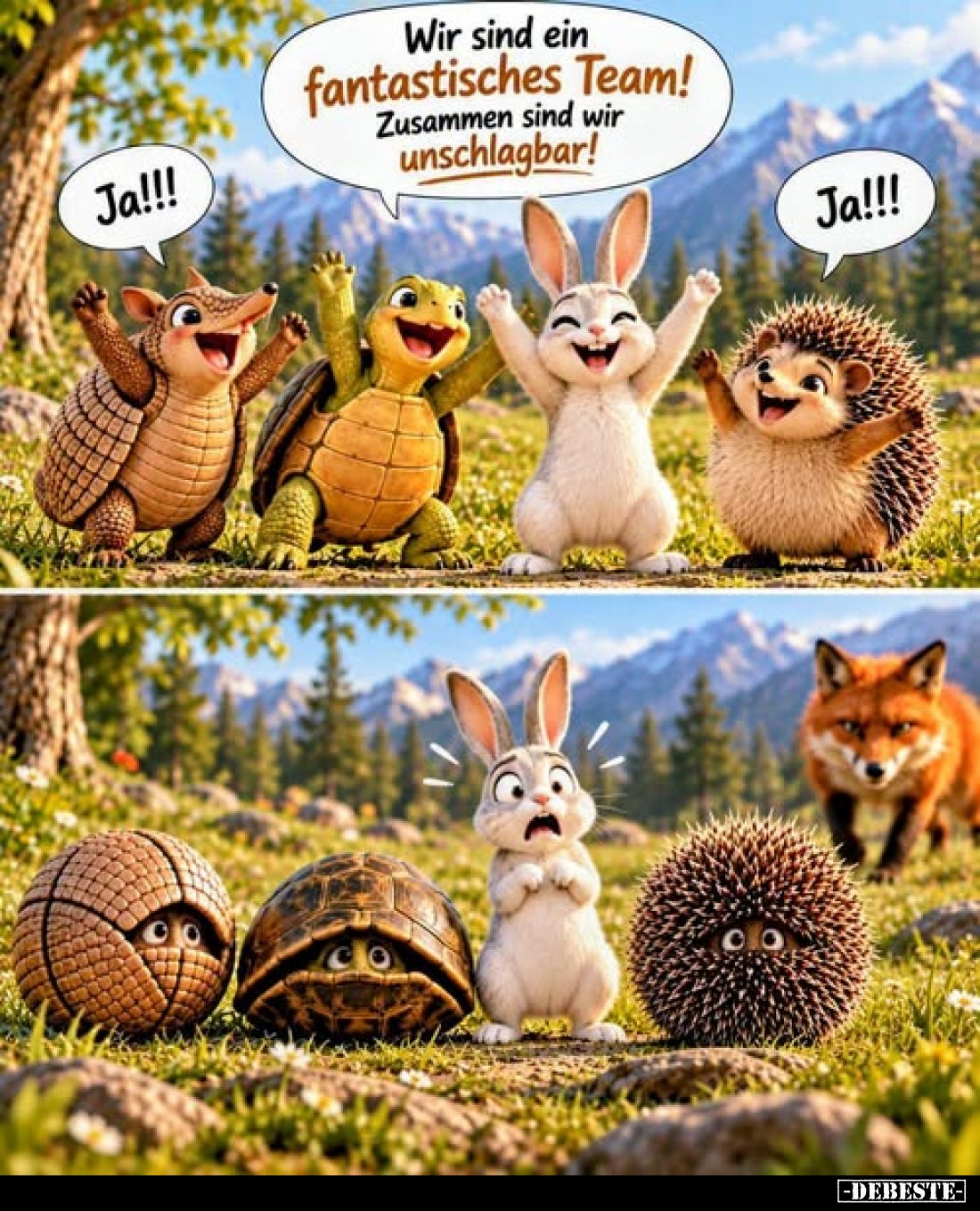 Wir sind ein fantastisches Team! Zusammen sind wir unschlagbar!
-
Ja!!!
-
Ja!!!