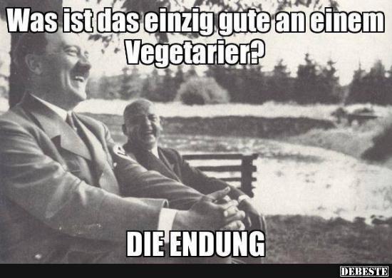 Was ist das einzig gute an einem Vegetairen?