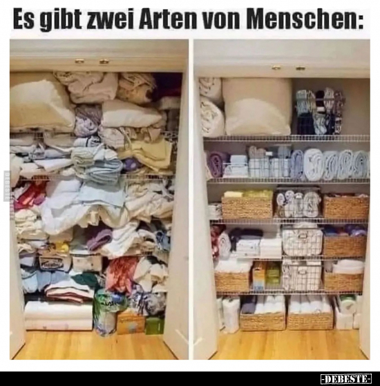 Es gibt zwei Arten von Menschen.. - Lustige Bilder | DEBESTE.de