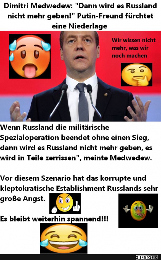 Putin und Russlands Untergang - Lustige Bilder | DEBESTE.de