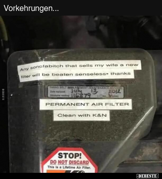 Vorkehrungen... - Lustige Bilder | DEBESTE.de