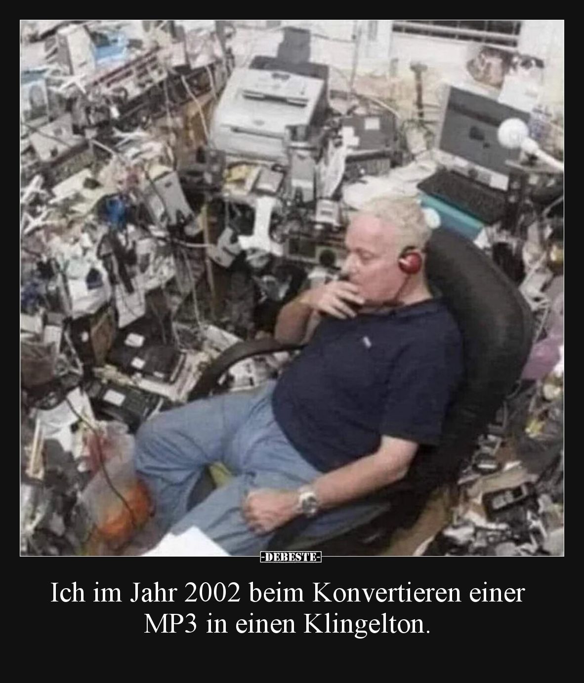 Ich im Jahr 2002 beim Konvertieren einer MP3 in einen Klingelton.