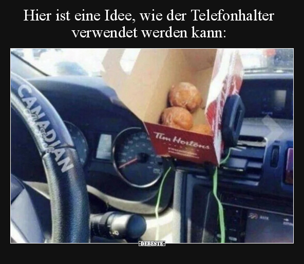 Hier ist eine Idee, wie der Telefonhalter verwendet werden.. - Lustige Bilder | DEBESTE.de