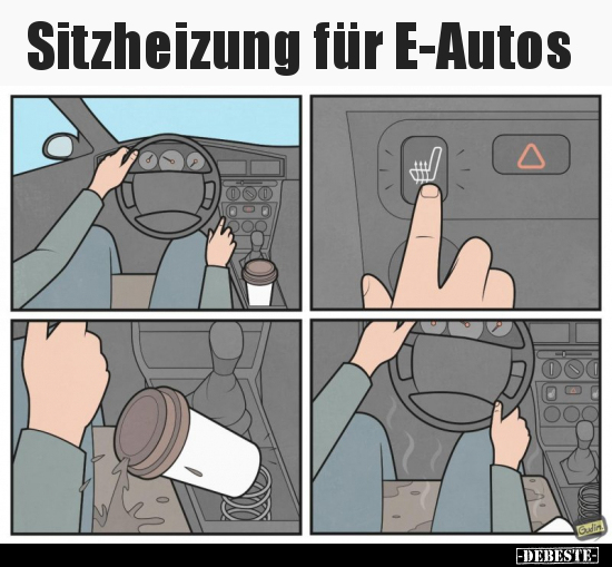 Sitzheizung für E-Autos.. - Lustige Bilder | DEBESTE.de