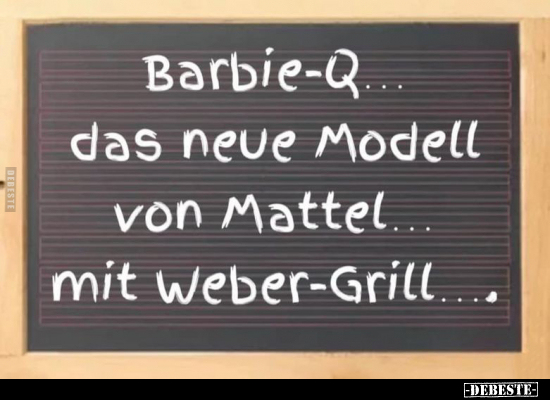 Barbie-Q... das neue Modell.. - Lustige Bilder | DEBESTE.de