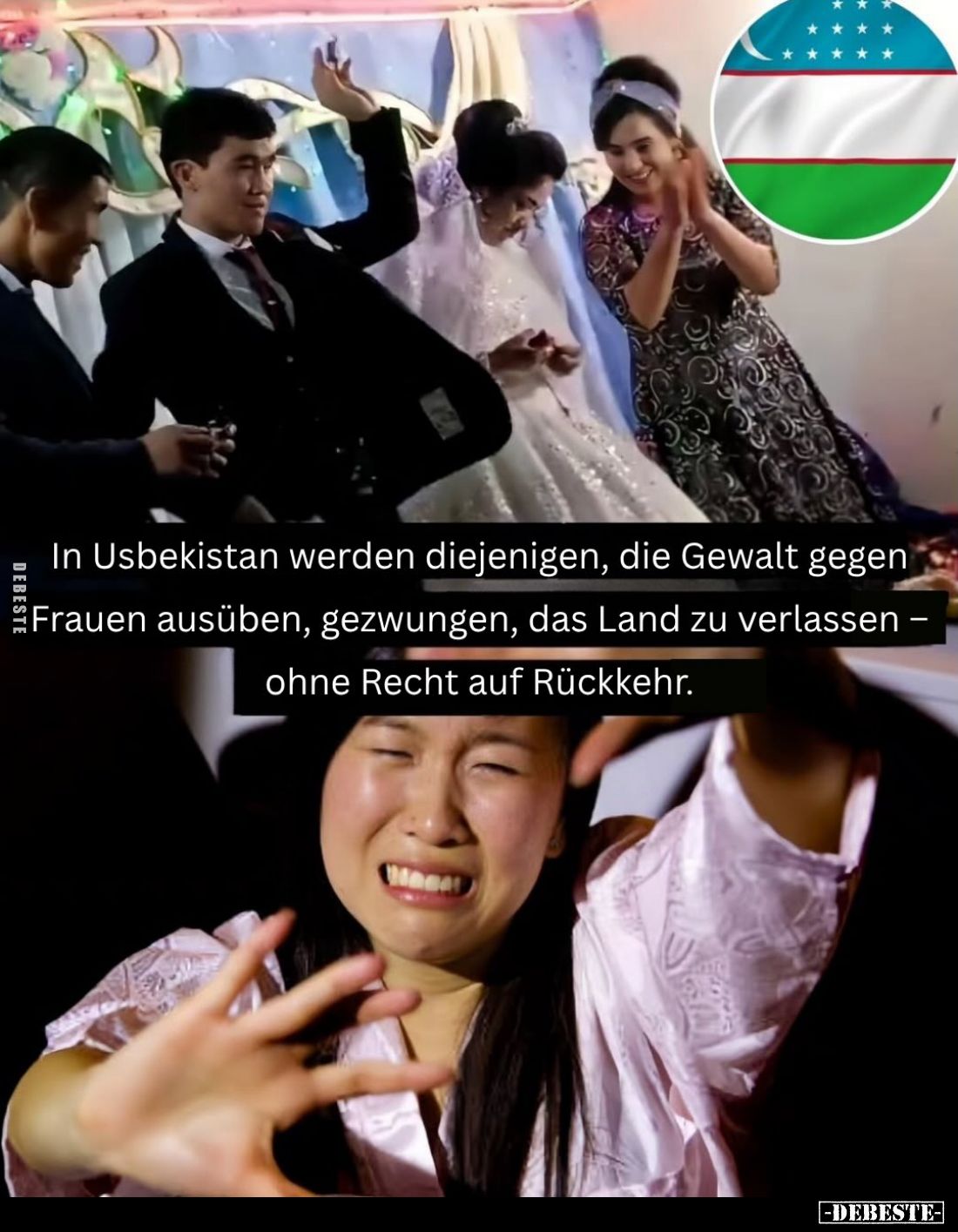 In Usbekistan werden diejenigen, die Gewalt gegen Frauen.. - Lustige Bilder | DEBESTE.de