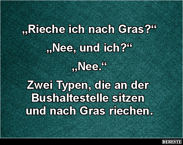 Rieche ich nach Gras? - Lustige Bilder | DEBESTE.de