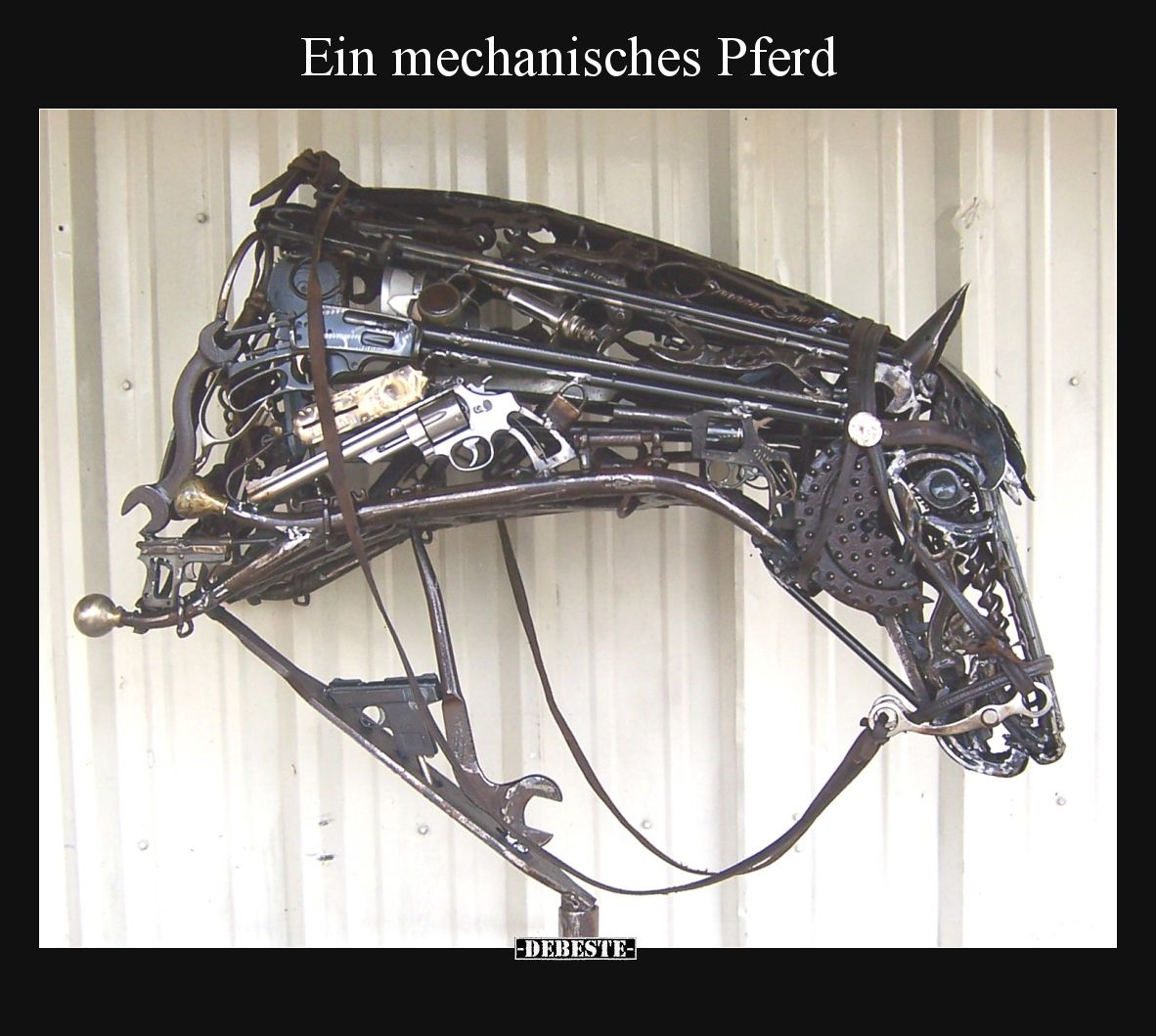 Ein mechanisches Pferd