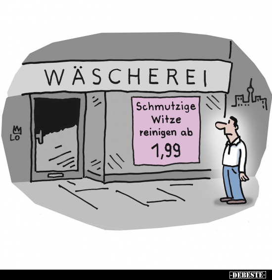 Wäscherei - schmutzige Witze reinigen ab 1.99... - Lustige Bilder | DEBESTE.de