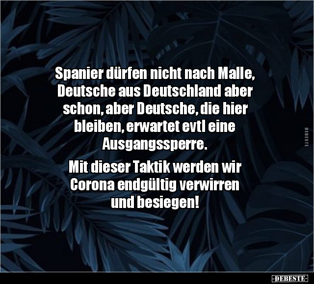 Spanier dürfen nicht nach Malle, Deutsche aus Deutschland.. - Lustige Bilder | DEBESTE.de