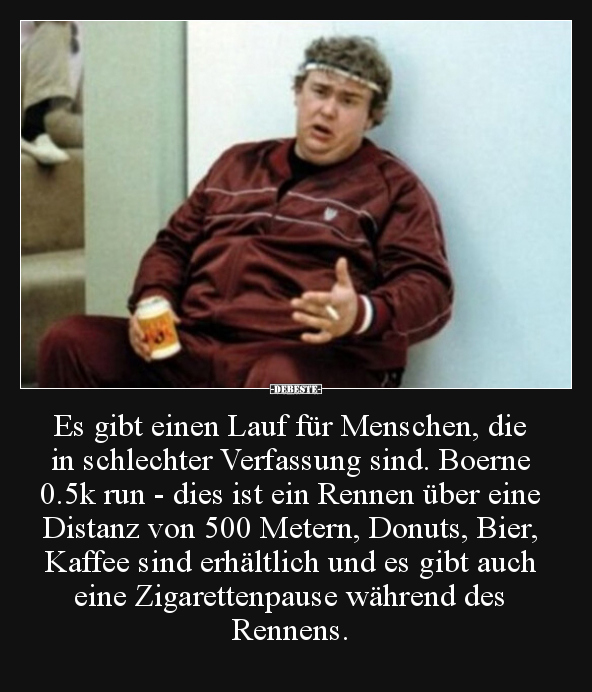 Es gibt einen Lauf für Menschen, die in schlechter.. - Lustige Bilder | DEBESTE.de