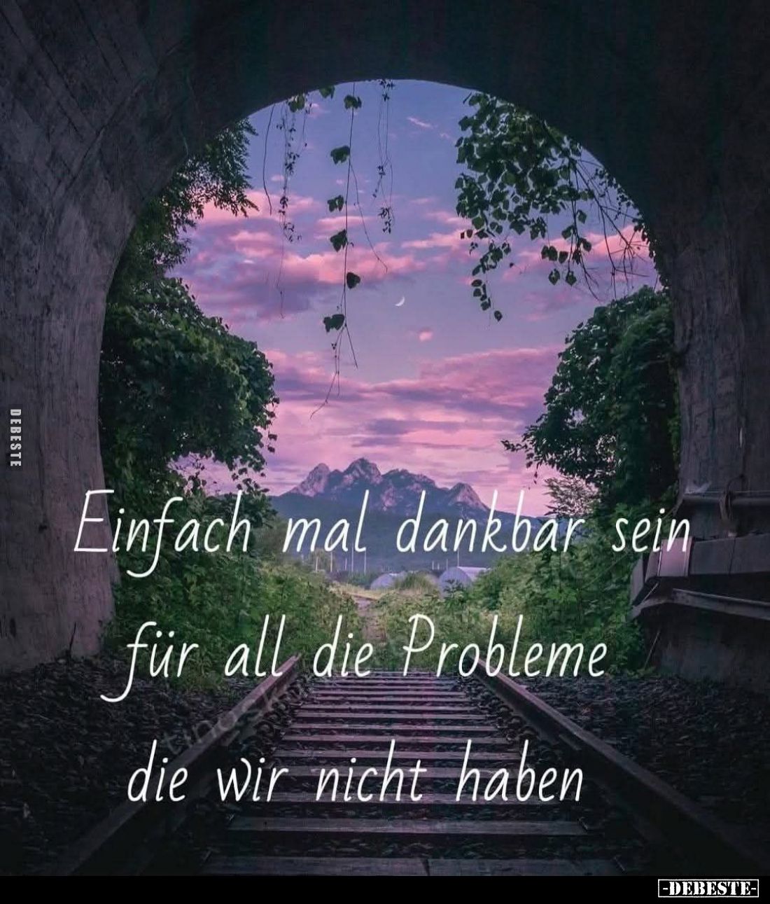 Einfach mal dankbar sein für all die Probleme die wir nicht haben.