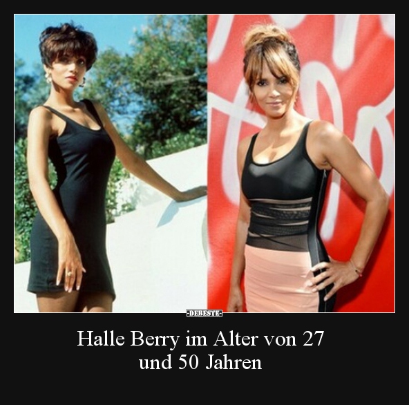 Halle Berry im Alter von 27 und 50 Jahren.. - Lustige Bilder | DEBESTE.de