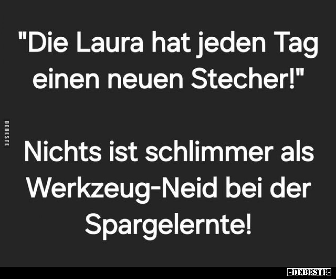 "Die Laura hat jeden Tag einen neuen Stecher!" -
Nichts ist schlimmer als Werkzeug-Neid bei der Spargelernte!