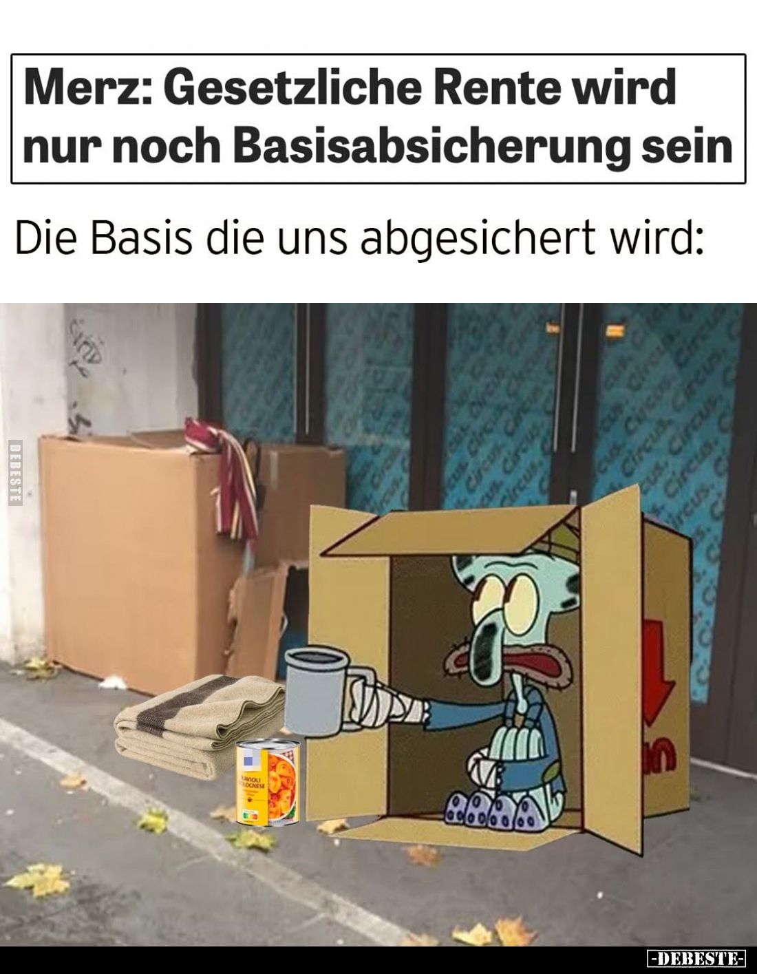 Merz: Gesetzliche Rente wird nur noch Basisabsicherung.. - Lustige Bilder | DEBESTE.de