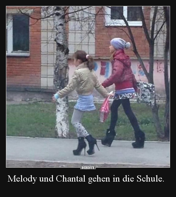 Melody und Chantal gehen in die Schule... - Lustige Bilder | DEBESTE.de
