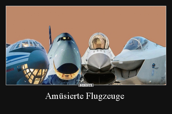 Amüsierte Flugzeuge.. - Lustige Bilder | DEBESTE.de