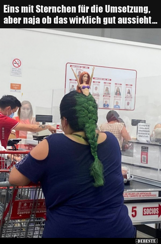 Eins mit Sternchen für die Umsetzung, aber naja ob das..