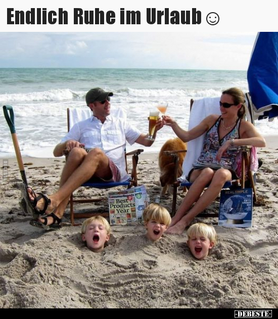 Endlich Ruhe im Urlaub☺..