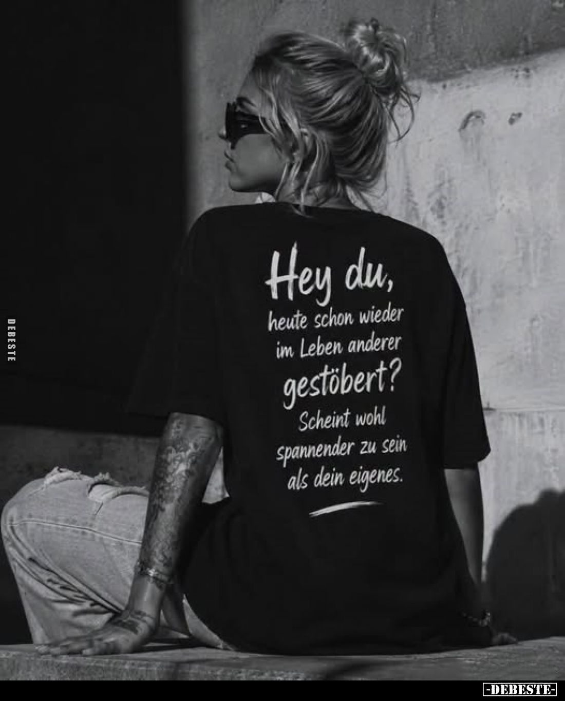 Hey du, heute schon wieder im Leben anderer gestöbert?
Scheint wohl spannender zu sein als dein eigenes.