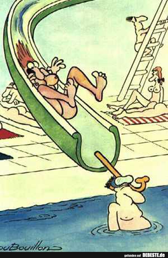 Schlimmer wärs, wenn er umgekehrt gestanden hätte, bei dem Zinken!