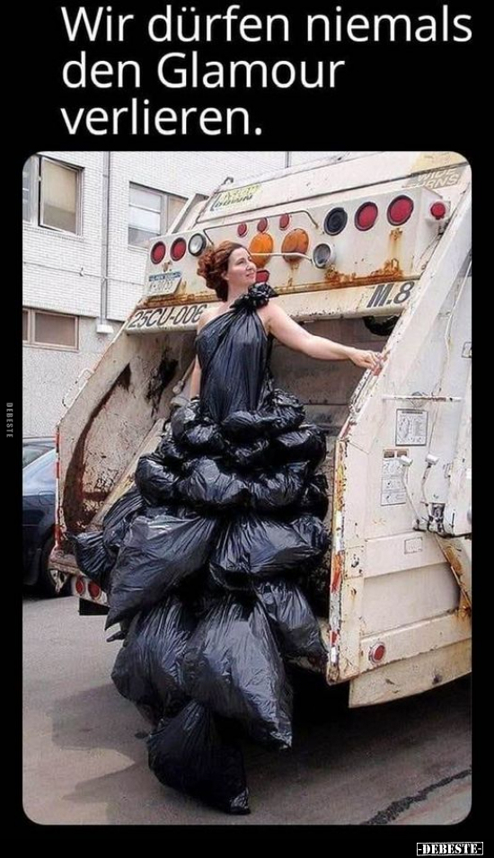 Wir dürfen niemals den Glamour verlieren...