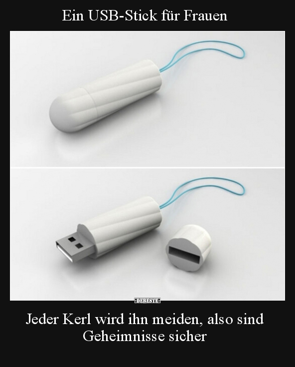 Ein USB-Stick für Frauen.. - Lustige Bilder | DEBESTE.de