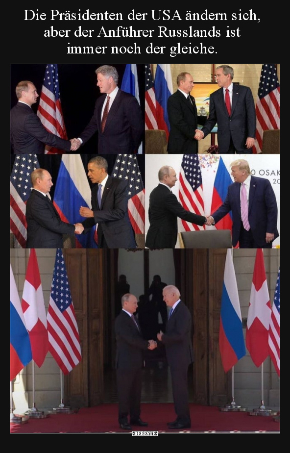 Die Präsidenten der USA ändern sich, aber der Anführer..