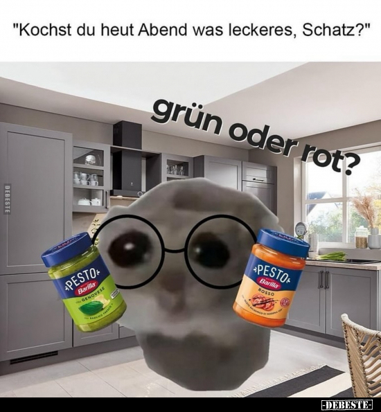 "Kochst du heut Abend was leckeres, Schatz?".. - Lustige Bilder | DEBESTE.de