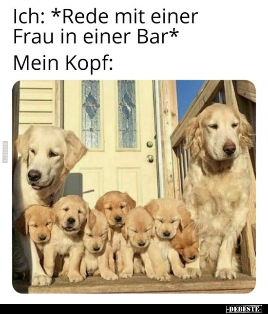 Ich: *Rede mit einer Frau in einer Bar*.. - Lustige Bilder | DEBESTE.de