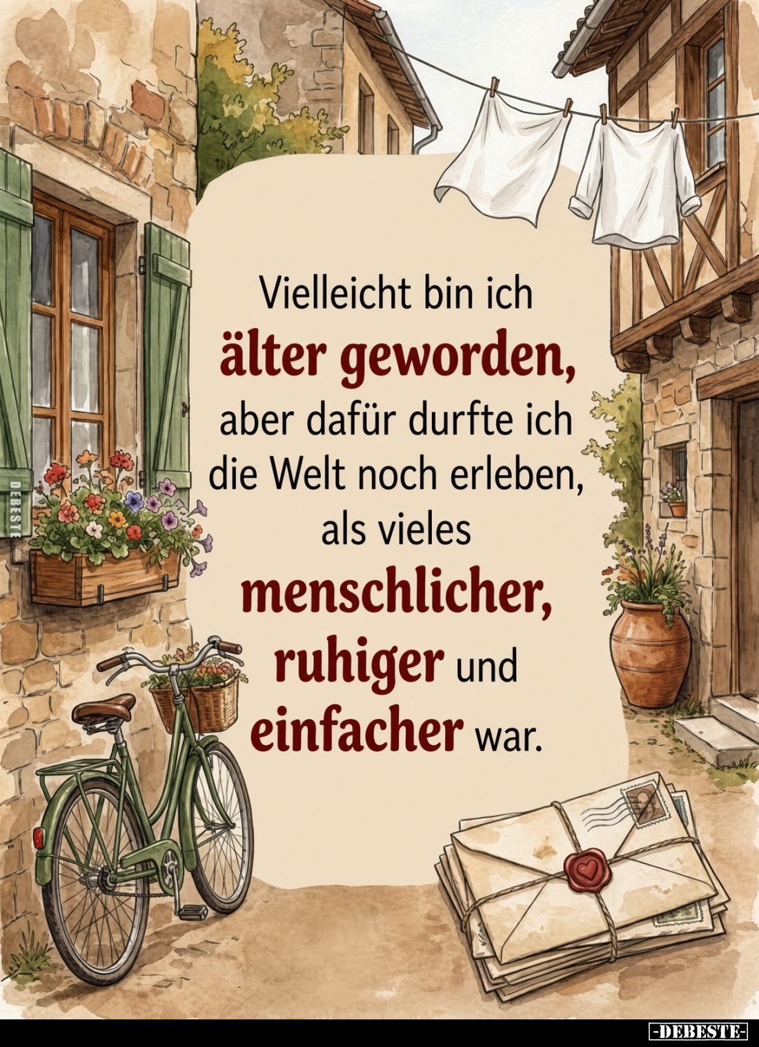 Vielleicht bin ich älter geworden, aber dafür durfte ich.. - Lustige Bilder | DEBESTE.de
