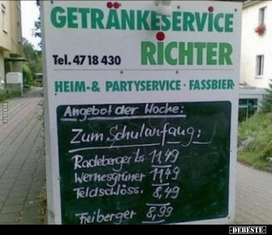 Getränkeservice..