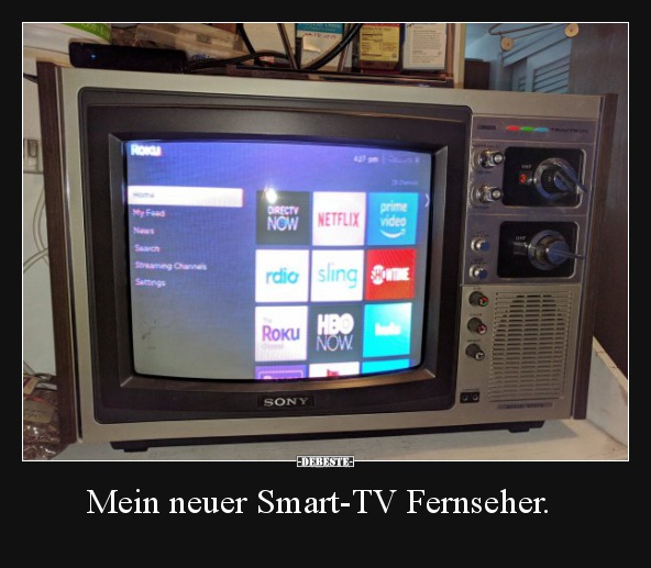 Mein neuer Smart-TV Fernseher. - Lustige Bilder | DEBESTE.de