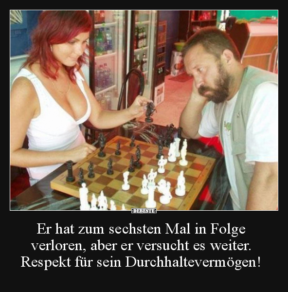 Er hat zum sechsten Mal in Folge verloren, aber er..