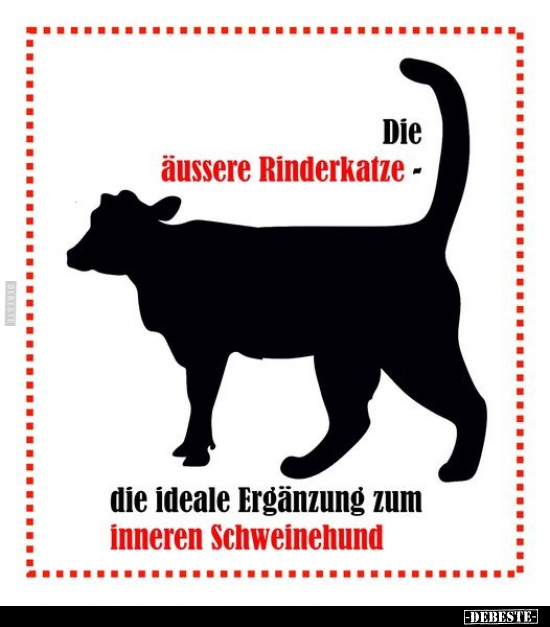 Die äussere Rinderkatze.. - Lustige Bilder | DEBESTE.de