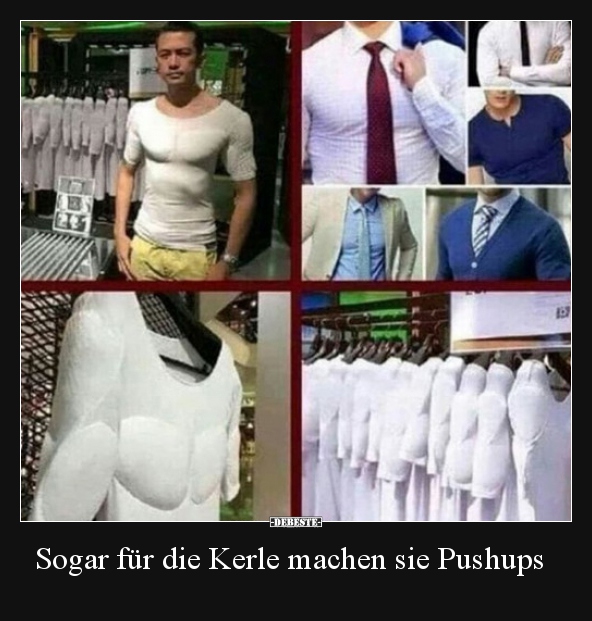 Sogar für die Kerle machen sie Pushups.. - Lustige Bilder | DEBESTE.de