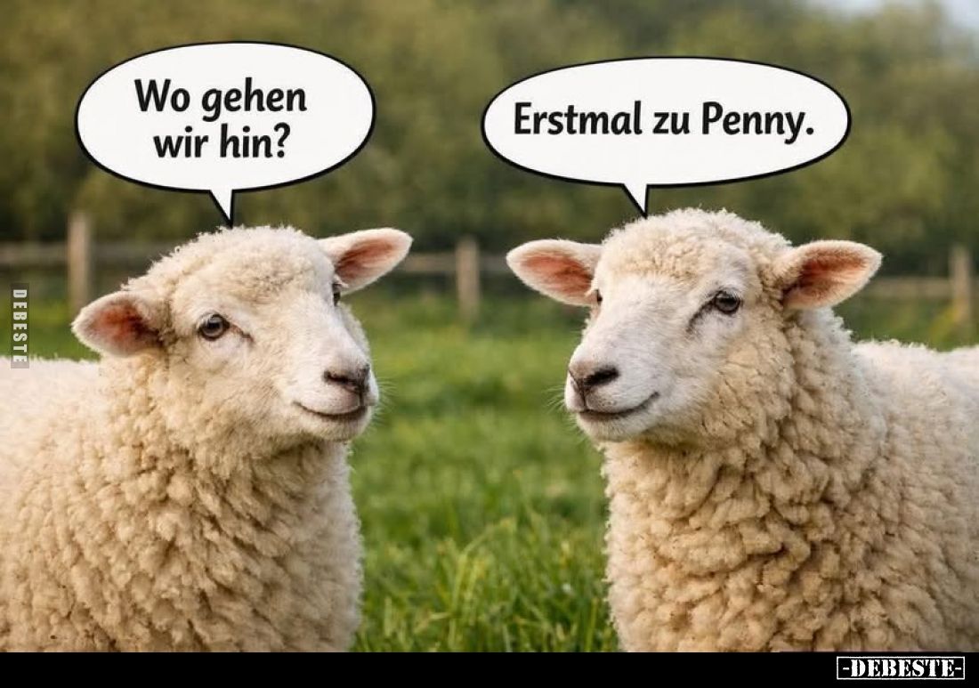 Wo gehen wir hin? -
Erstmal zu Penny.
