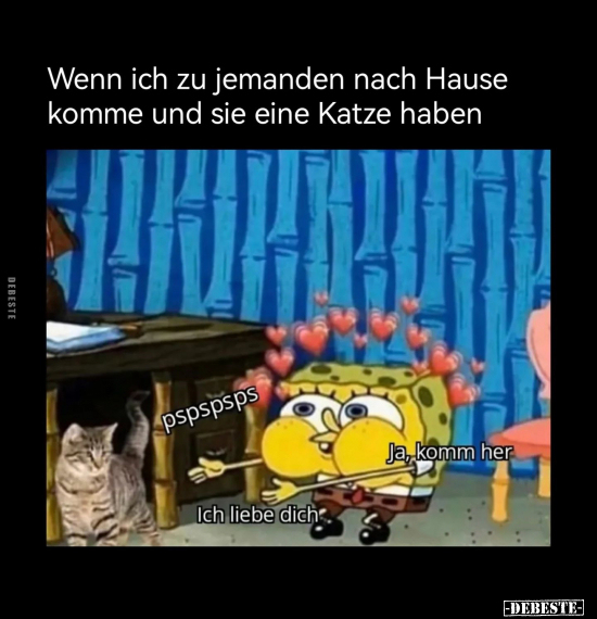 Wenn ich zu jemanden nach Hause komme.. - Lustige Bilder | DEBESTE.de