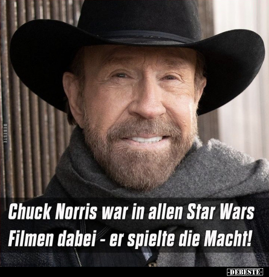 Chuck Norris war in allen Star Wars Filmen dabei.. - Lustige Bilder | DEBESTE.de