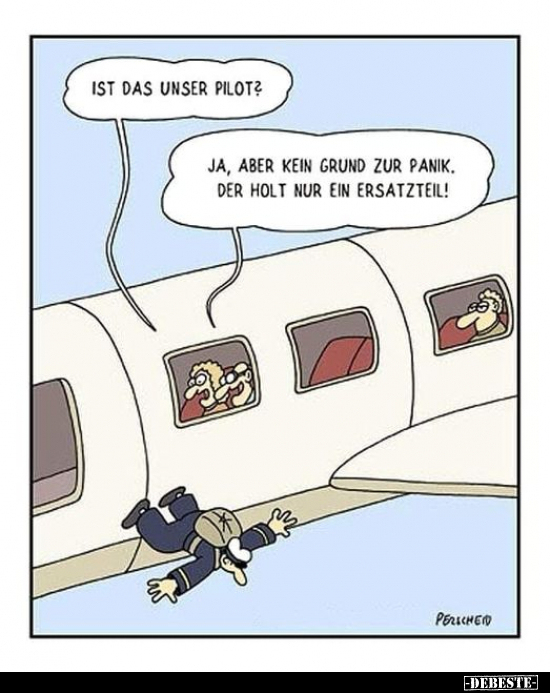 Ist das unser Pilot? - Lustige Bilder | DEBESTE.de