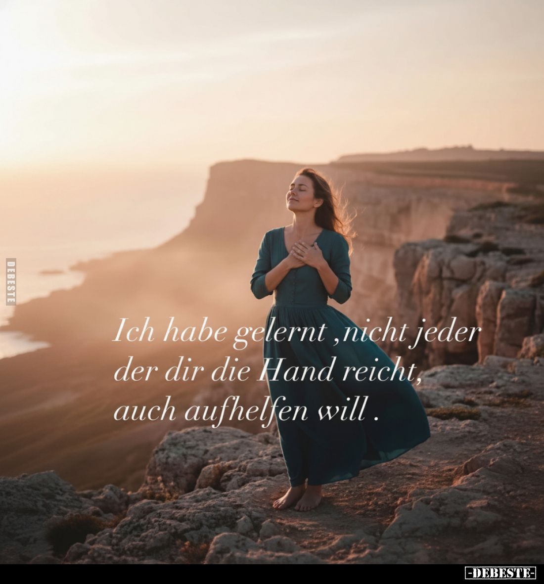 Ich habe gelernt, nicht jeder der dir die Hand reicht, auch.. - Lustige Bilder | DEBESTE.de