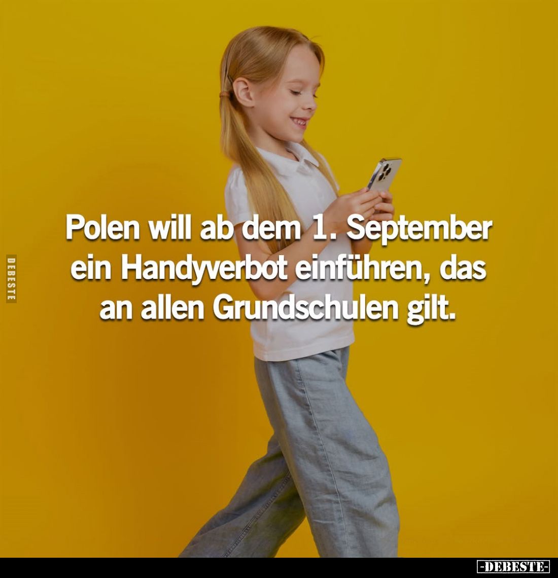 Polen will ab dem 1. September ein Handyverbot einführen, das an allen Grundschulen gilt.
