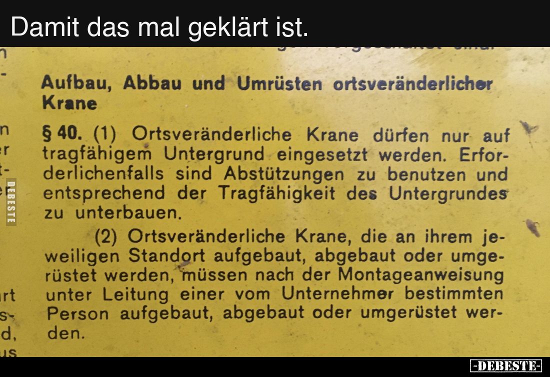 Damit das mal geklärt ist... - Lustige Bilder | DEBESTE.de