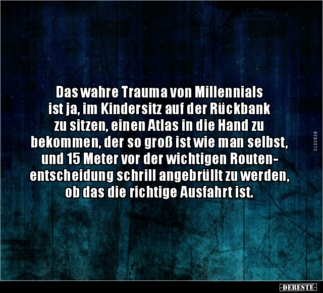 Das wahre Trauma von Millennials ist ja.. - Lustige Bilder | DEBESTE.de