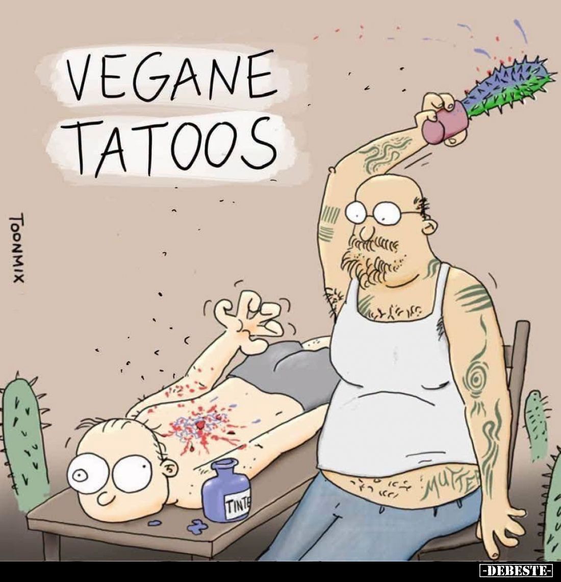Vegane Tattoos.... - Lustige Bilder | DEBESTE.de